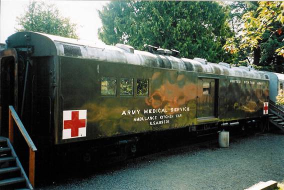 Army Kitchen Car at Northwest Railway Museum