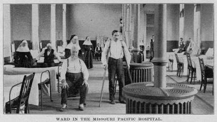 Ward at Missouri Pacific Hospital, 1897