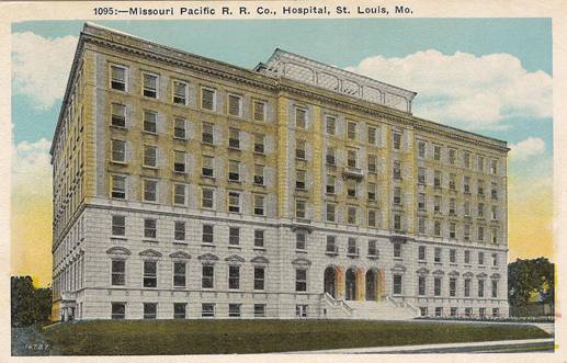 Missouri Pacific Hospital, St. Loius, exterior view