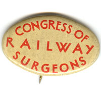 Congress of Railway Surgeons Pin