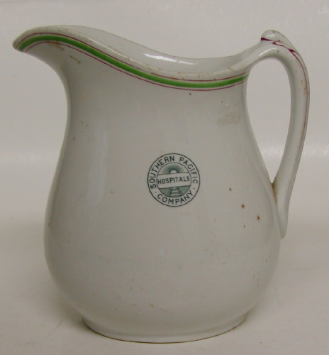 Southern Pacific hospital pitcher