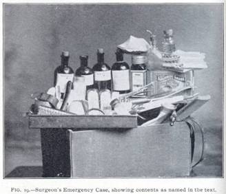 Dr. Herrick's emergency kit