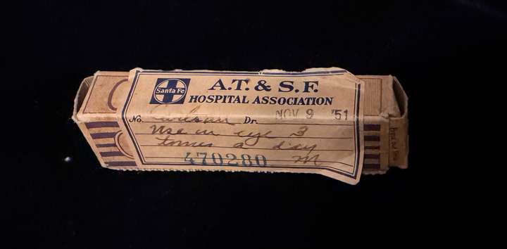 Small ATSF Hospital box